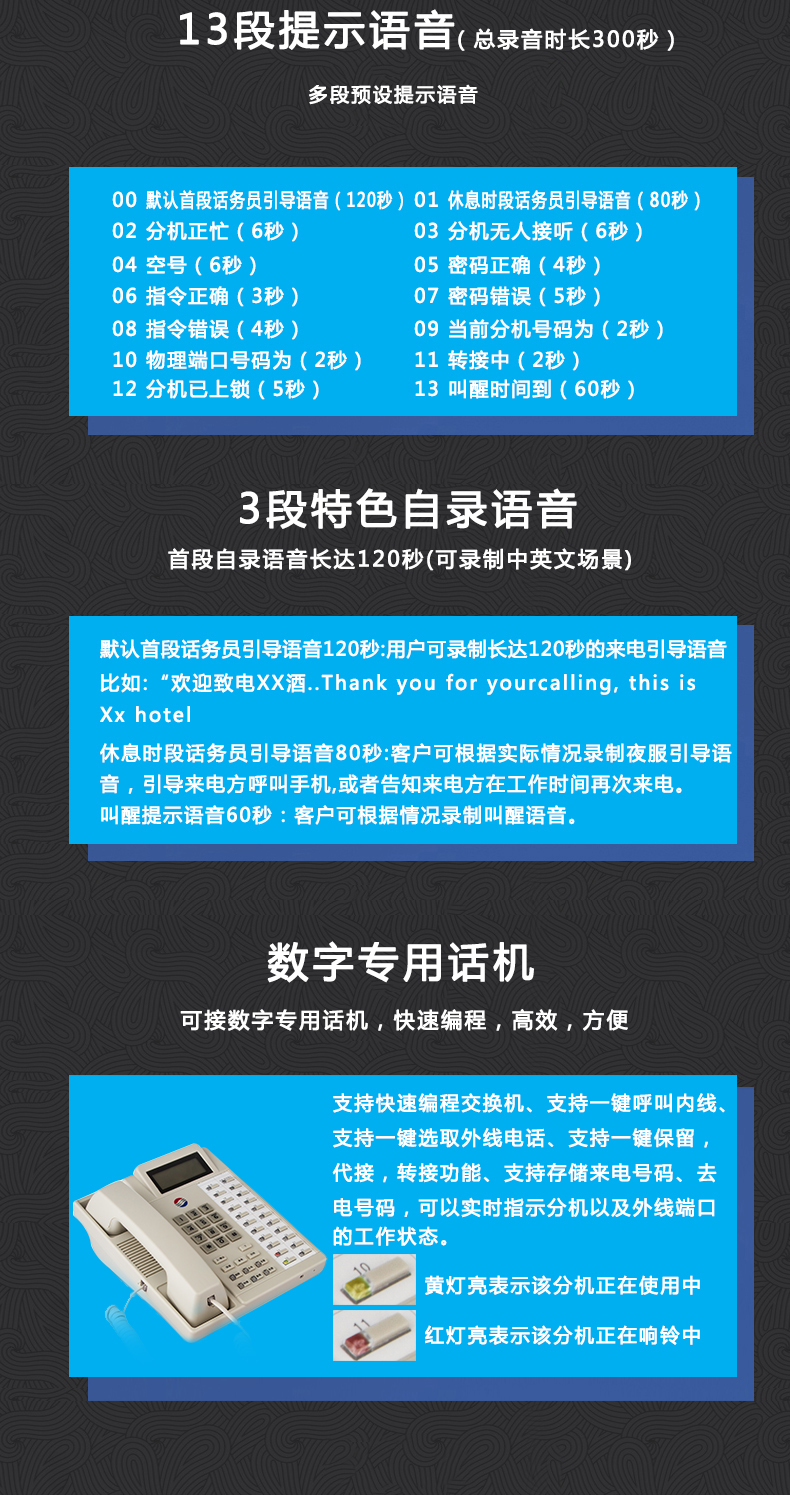 VIP600 微铃系列 V3型电话交换机(图3)